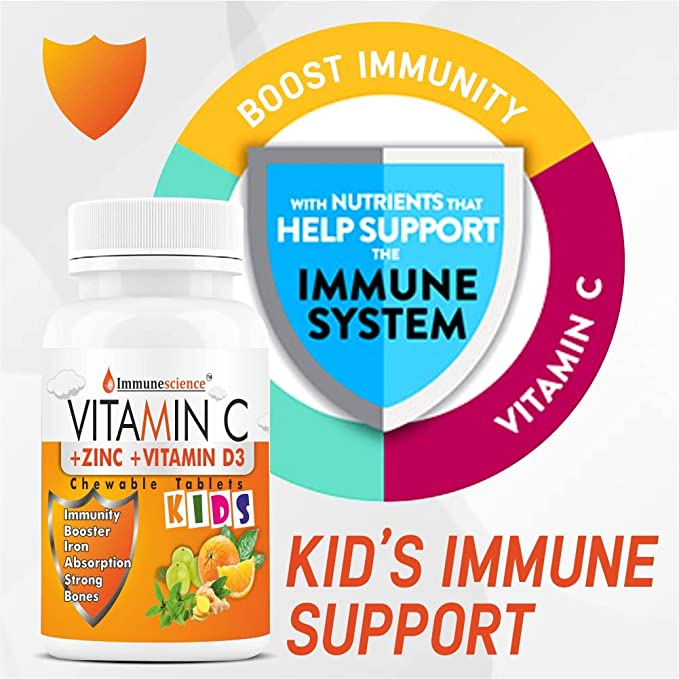 Immunescience Vitamin C for kids 120 Tablets