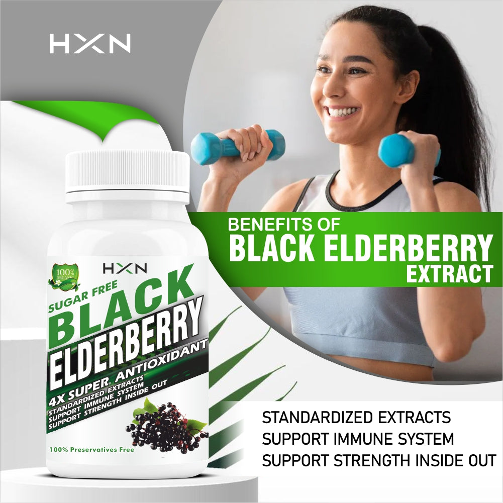 HXN Elderberry Extract 60 Tablets