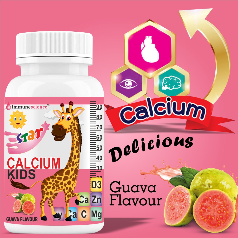 Immunescience Calcium For Kids 120 Tablets