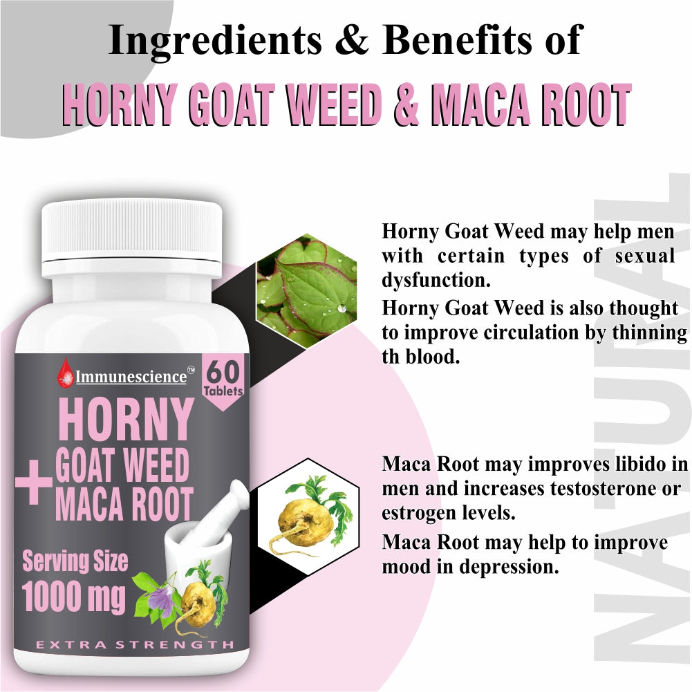 Immunescience Horny Goat Weed 60 Tablets