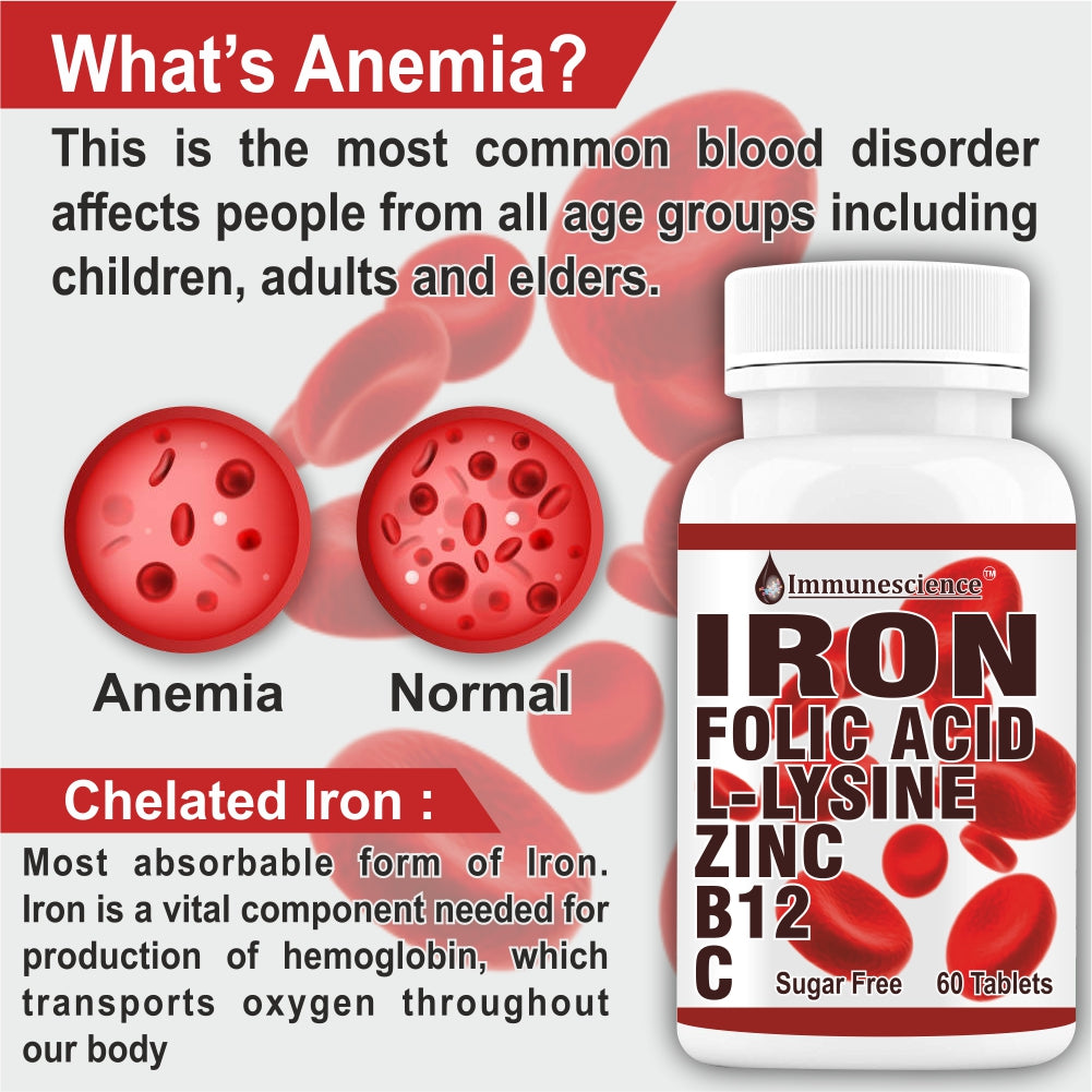 IMMUNESCIENCE Iron for women 120 Tablets