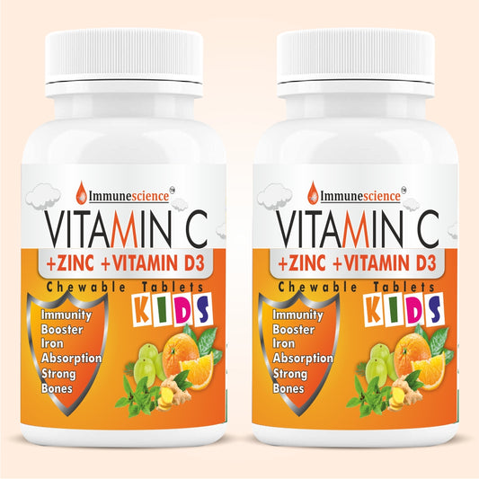 Immunescience Vitamin C for kids 120 Tablets