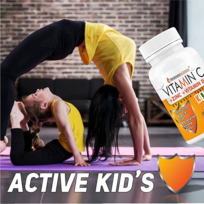 Immunescience Vitamin C for kids 120 Tablets