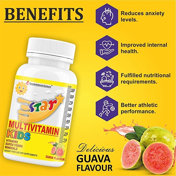 Immunescience Multivitamin for kids 60 Tablets