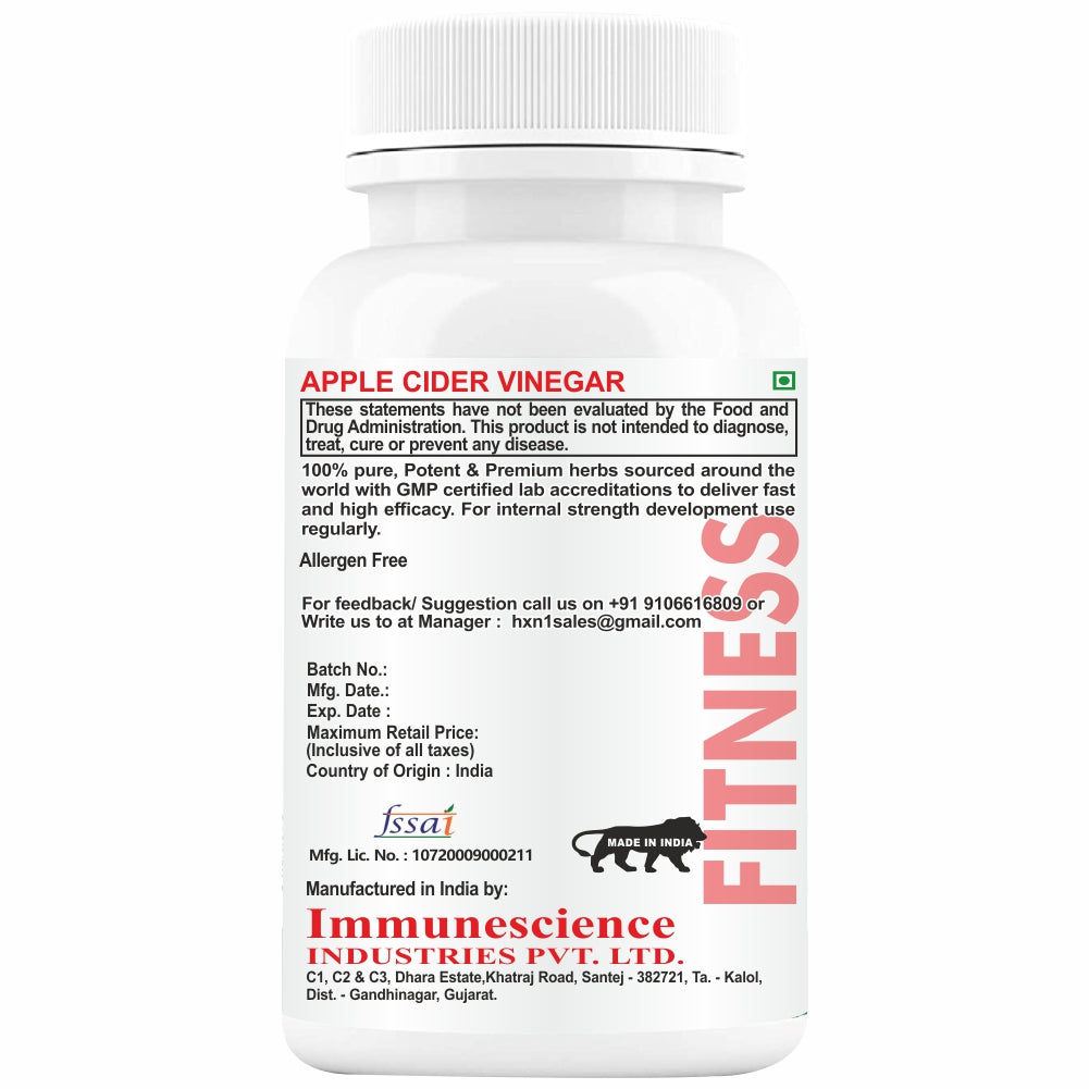 HXN Apple Cider Vinegar 60 Tablets