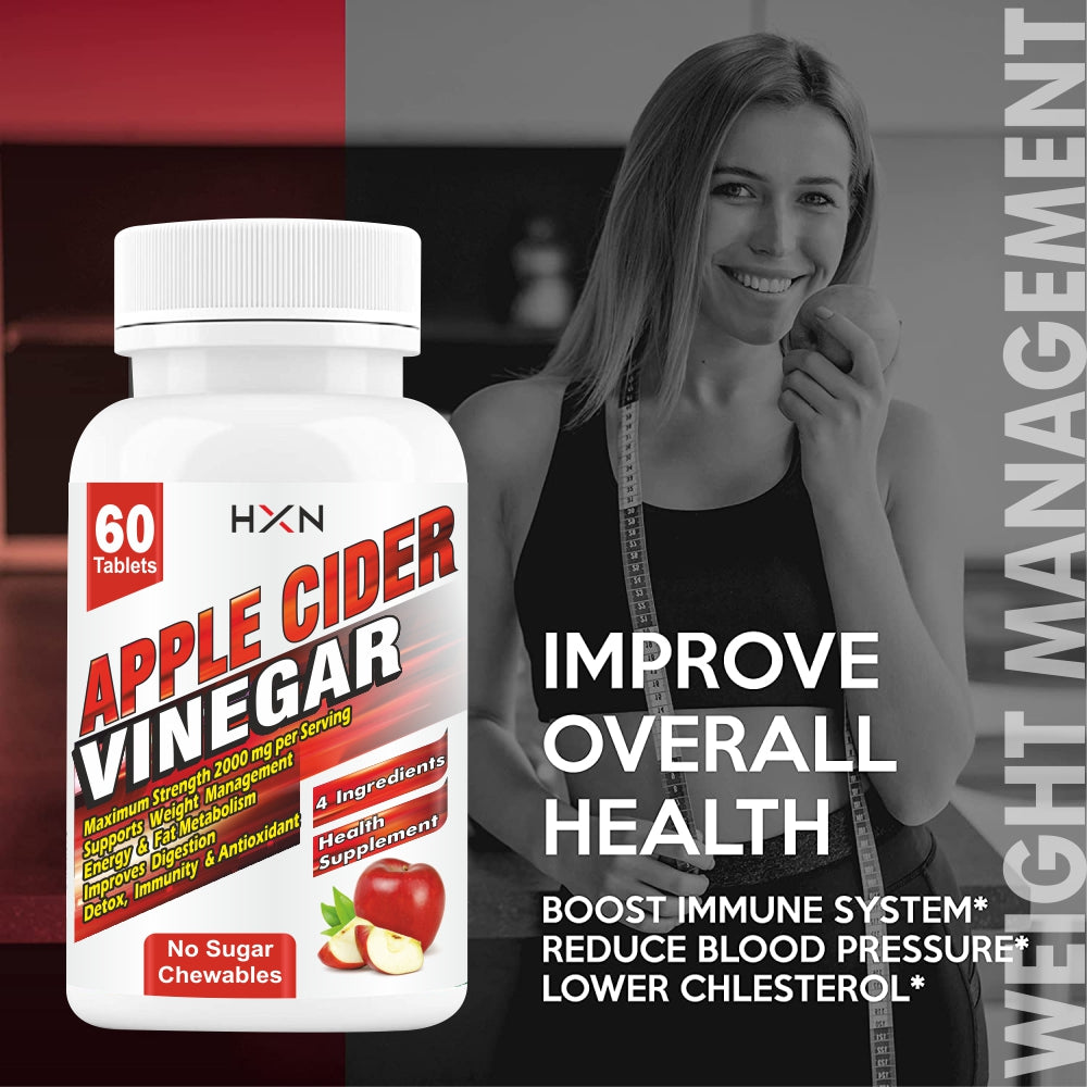 HXN Apple Cider Vinegar 60 Tablets