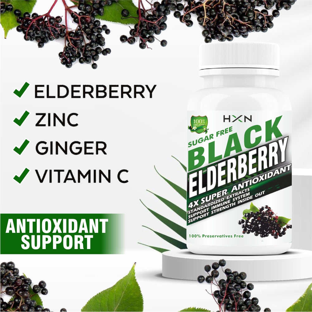 HXN Elderberry Extract 60 Tablets