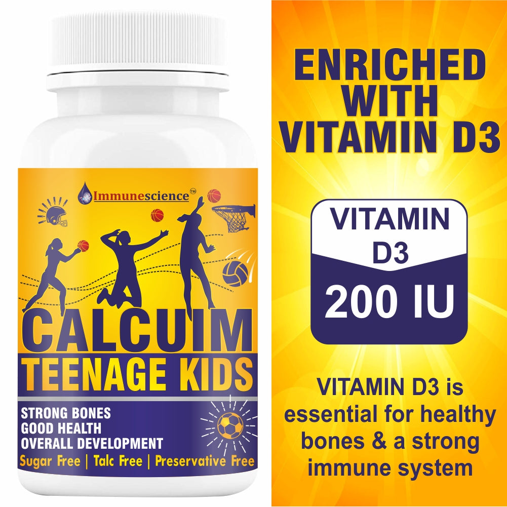 Immunescience Calcium For Kids 60 Tablets
