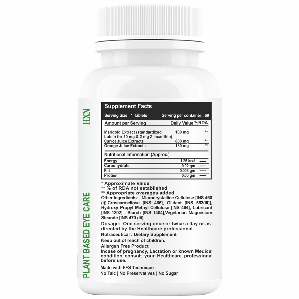 HXN Eye Care Supplement 60 Tablets
