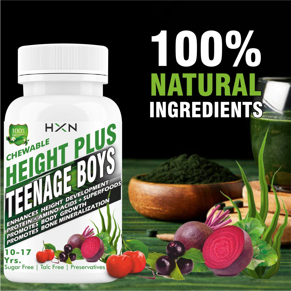 HXN Height Increase Medicine For Boys 60 Tablets