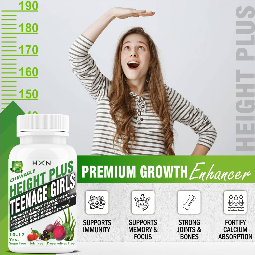 HXN Height Increase For Girls 60 Tablets