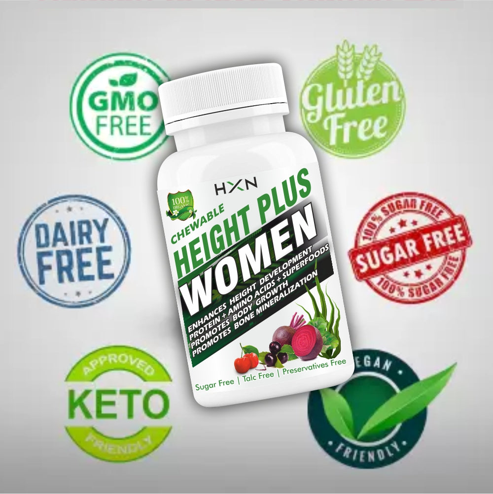 HXN Height Increase Medicine for Women 60 Tablets