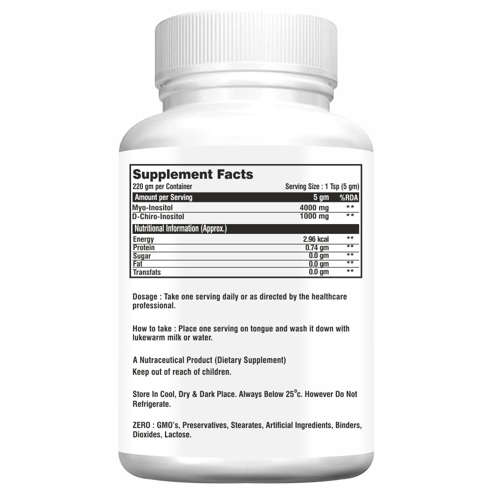 HMR NOVA Inositol Supplement 4000mg 220gm Powder