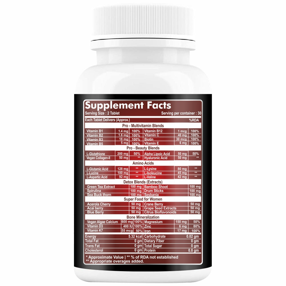 HMR NOVA Multivitamins For Women 60 Tablets