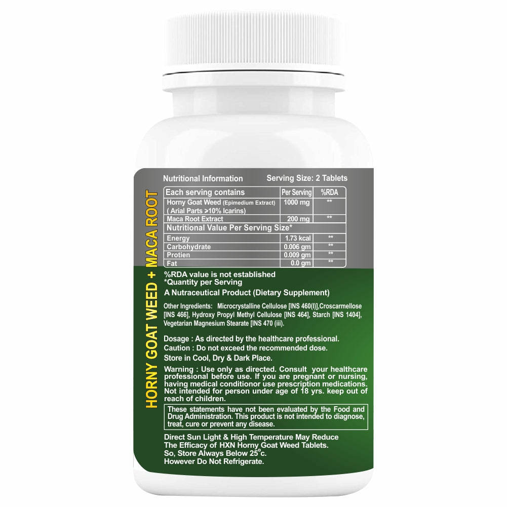 HXN Horny Goat Weed 60 Tablets