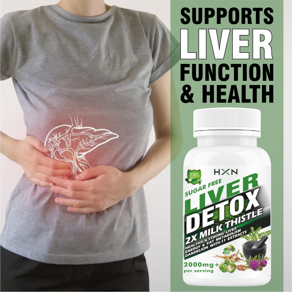 HXN Milk Thistle For Liver Detox 60 Tablets