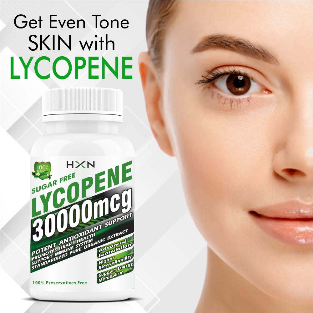 HXN Lycopene 30000 mcg 60 Tablets