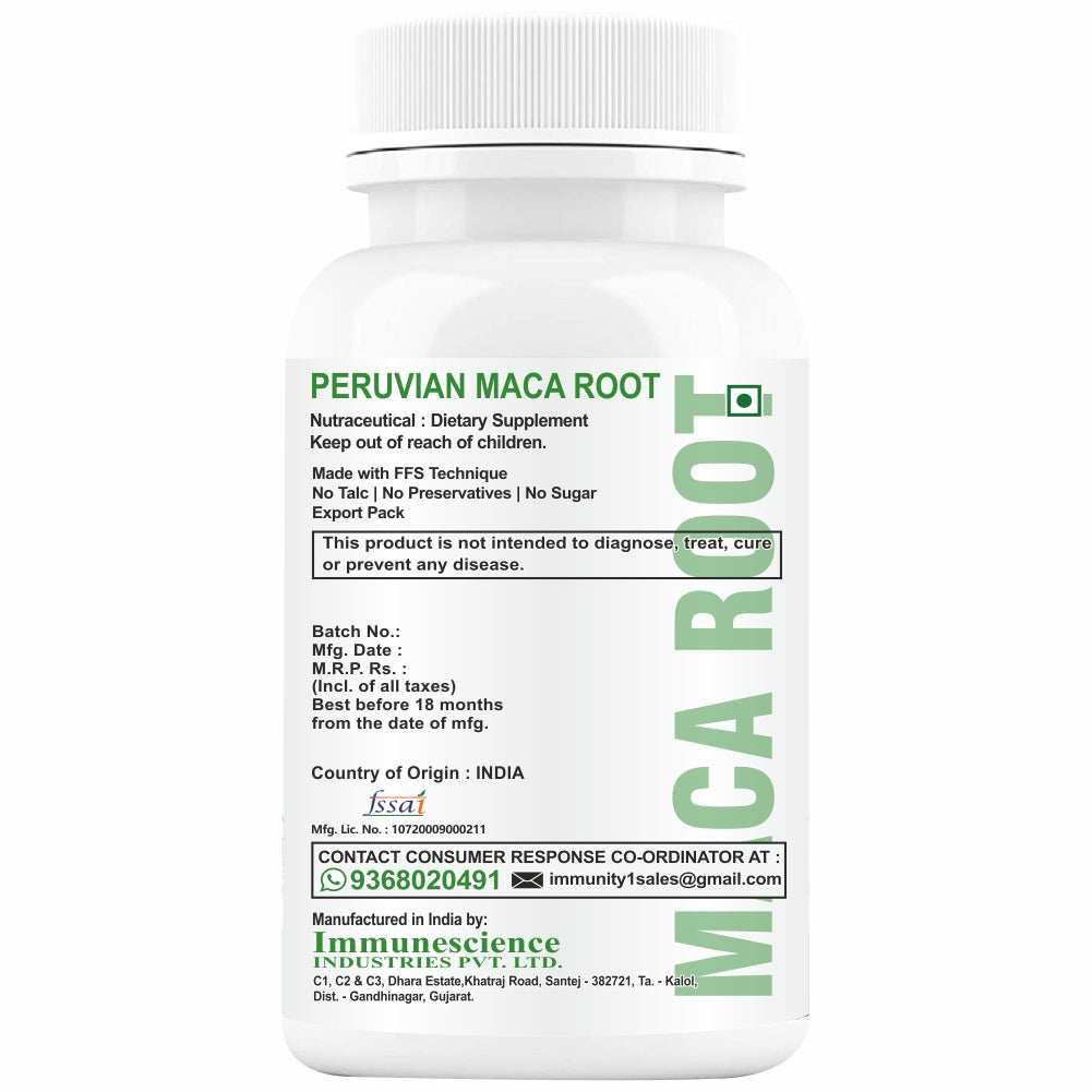 HXN Maca Root Powder 120 Tablets