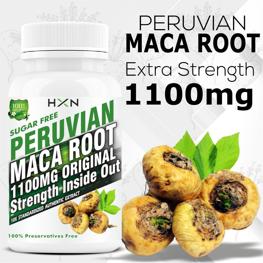 HXN Maca Root Powder 120 Tablets