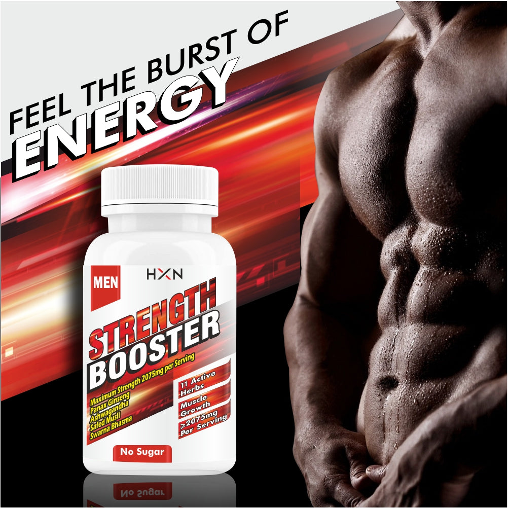HXN Strength Booster For Men 60 Tablets
