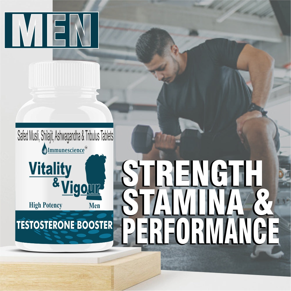 Immunescience Testosterone Booster for men 60 Tablets