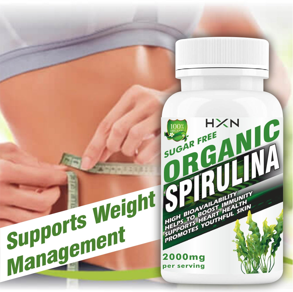 HXN Spirulina Powder Tablets - 60 Tablets