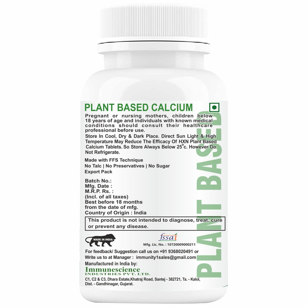 HXN Calcium Tablets For Men Women 60 Tablets