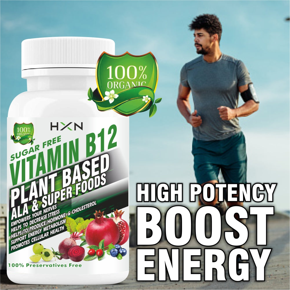 HXN Plant BasedVitamin B12 120 Tablets
