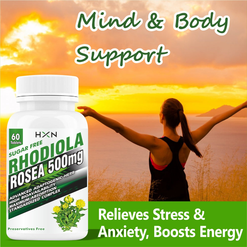 HXN Rhodiola Rosea Extract 60 Tablets
