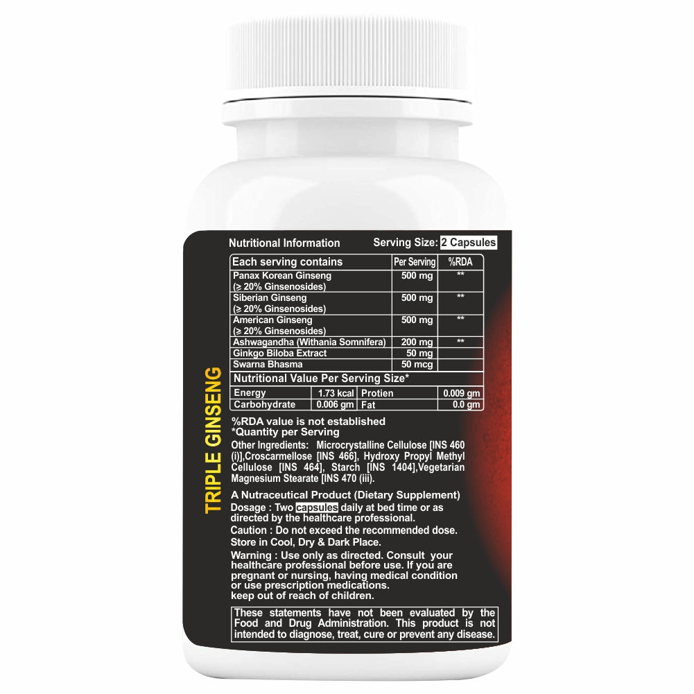 HXN Ginseng Tablets For Men 60 Tablets