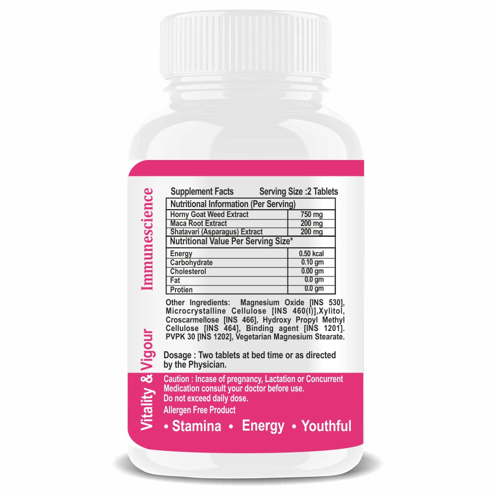 Immunescience Energy Booster for women 120 Tablets