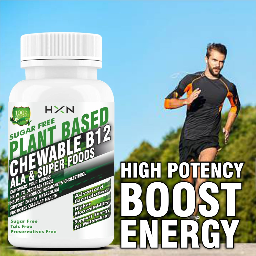 HXN Plant Based Vitamin B12 120 Tablets