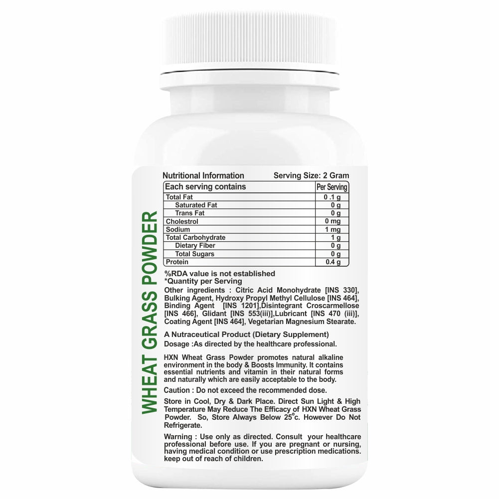 HXN Wheat grass Powder 100gm