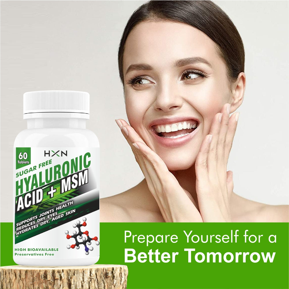 HXN Hyaluronic Acid 60 Tablets